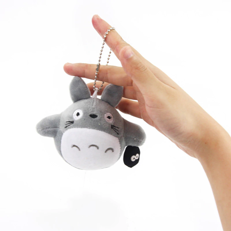 [PL] Brelok Totoro - pluszowy z kurzykiem